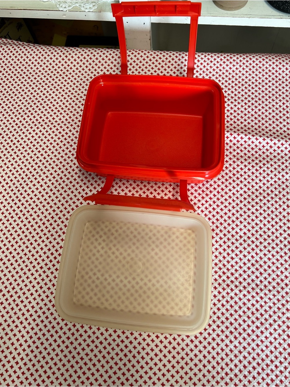 Vintage Tupperware lunchbox retro